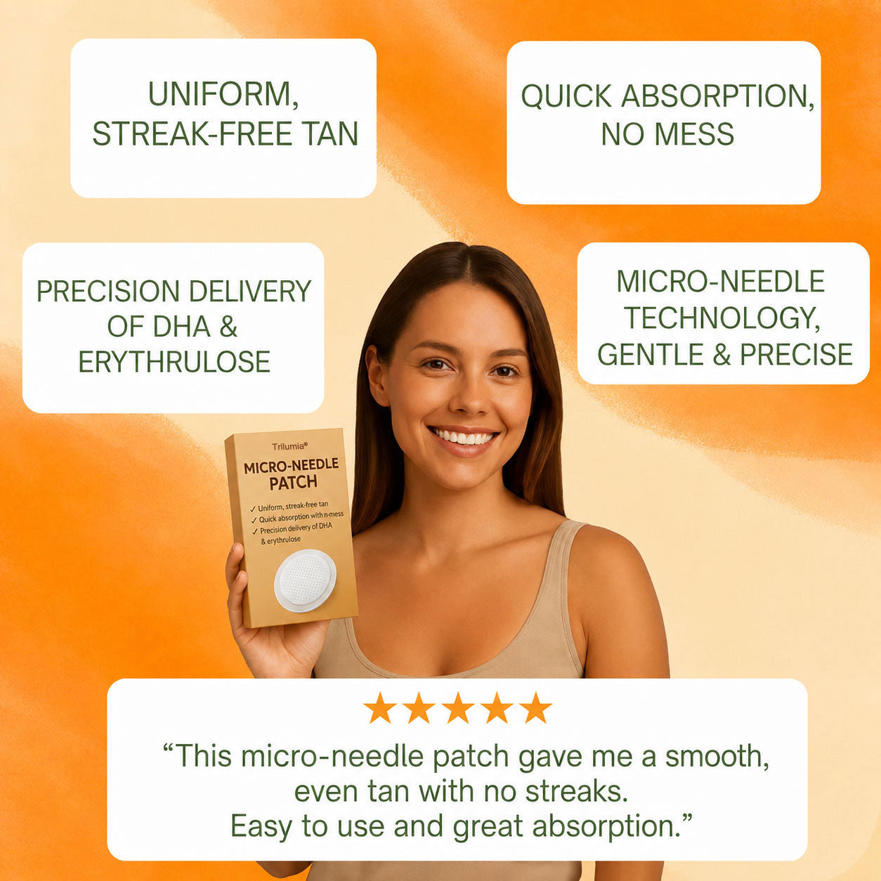 𝗨𝗽 𝘁𝗼 𝟴𝟱% 𝗢𝗙𝗙 𝗧𝗿𝗶𝗹𝘂𝗺𝗶𝗮® 𝗦𝘂𝗻𝗙𝗿𝗲𝗲 𝗧𝗮𝗻𝗻𝗶𝗻𝗴 𝗣𝗮𝘁𝗰𝗵 🤎 𝗨𝗩-𝗙𝗿𝗲𝗲 𝗚𝗼𝗹𝗱𝗲𝗻 𝗕𝗿𝗼𝗻𝘇𝗲✨ 𝟭𝟰-𝗗𝗮𝘆 𝗡𝗮𝘁𝘂𝗿𝗮𝗹 𝗚𝗹𝗼𝘄