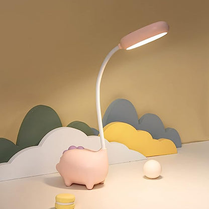🌻Unique Dinosaur Desk Lamp LED Night Light for Kids Wireless Charging Student Learning