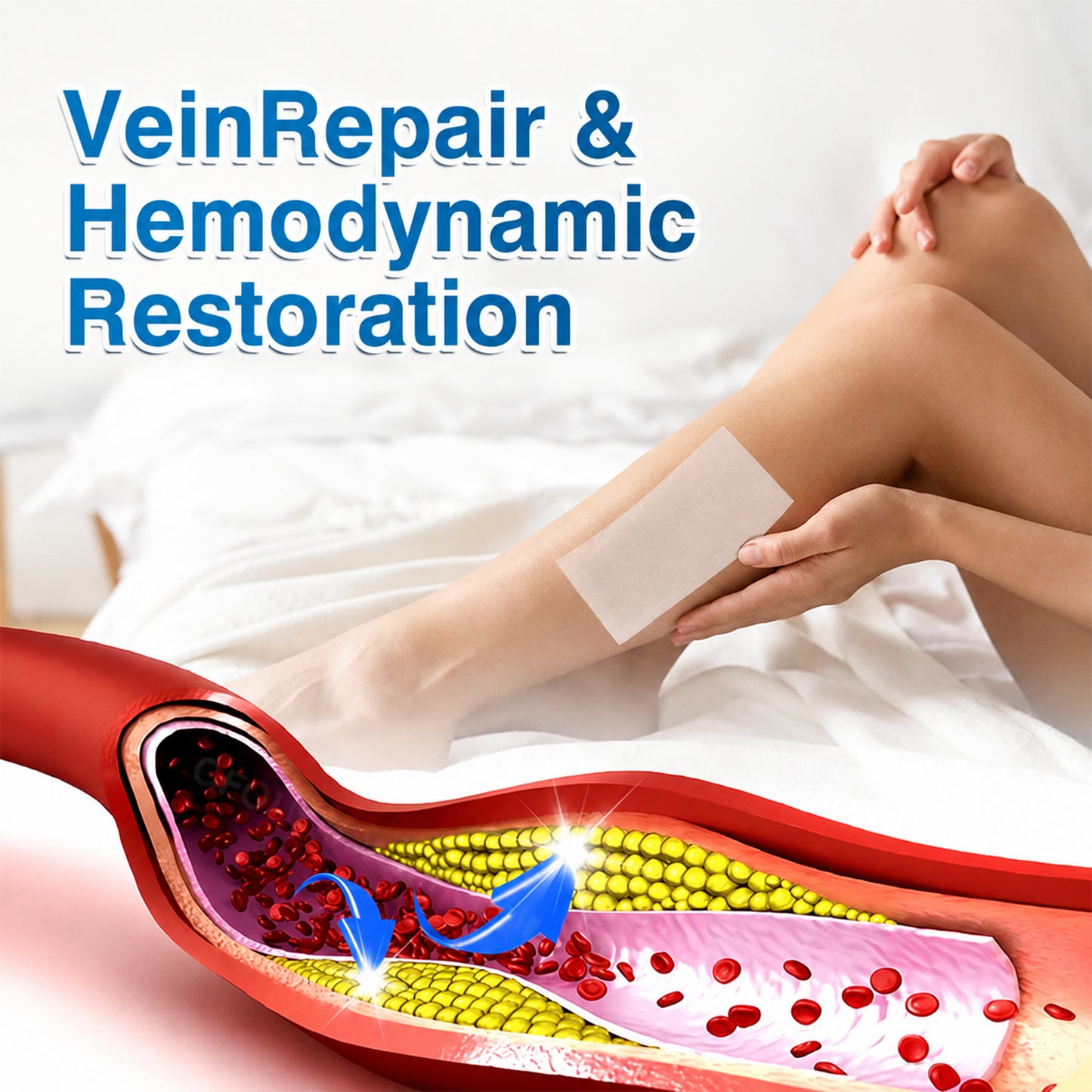 👨‍⚕️✅💙GFOUK® VeinRepair Microneedle Patch Roll⚡Instant Relief, Long-Term Results