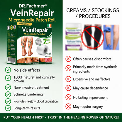 🩹DR.Fachmer® Vein Ease Microneedle Care Patch(For Spider Veins, Varicose Veins, Swelling & Leg Fatigue) - Last Day Promotion 50% OFF